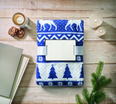 Logotrade business gift image of: RPET fleece blanket 190 gr/m²